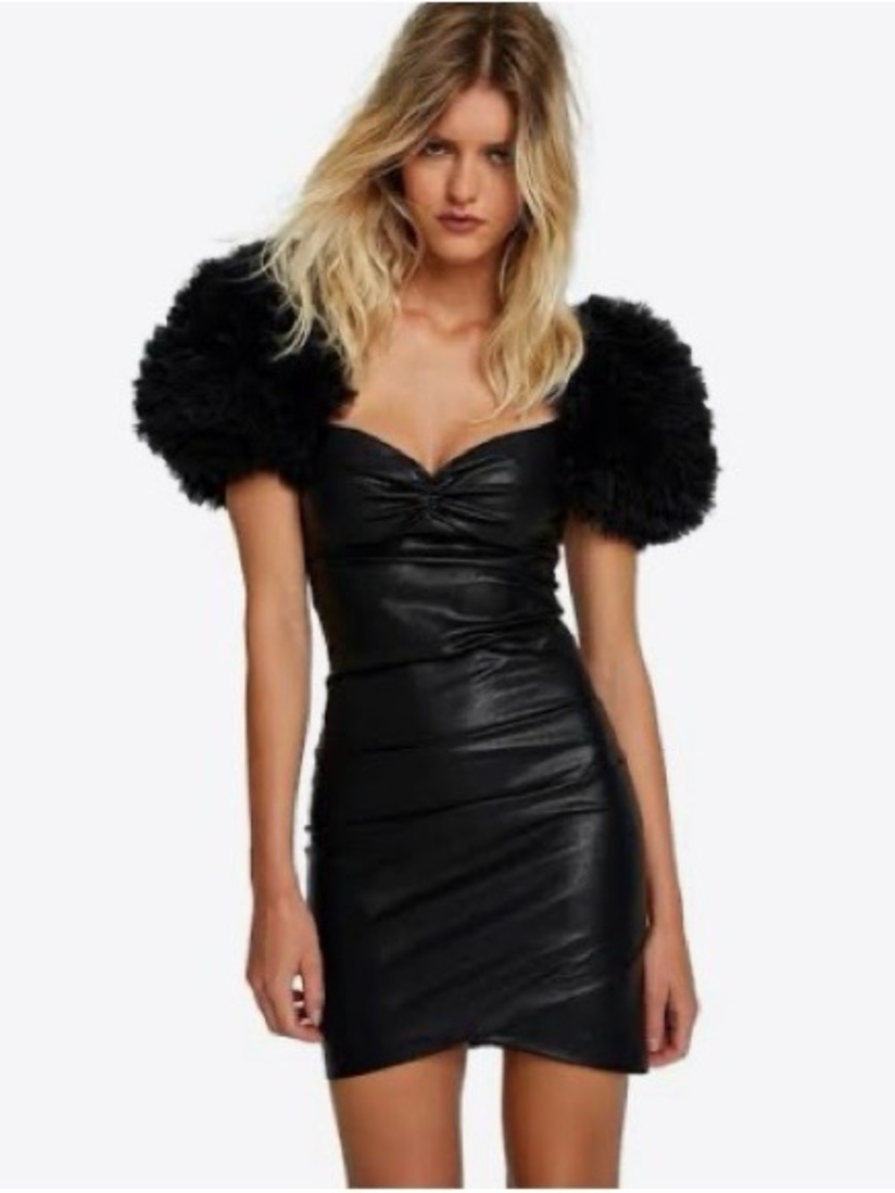 ANIYE BY Faux Leather Dress
